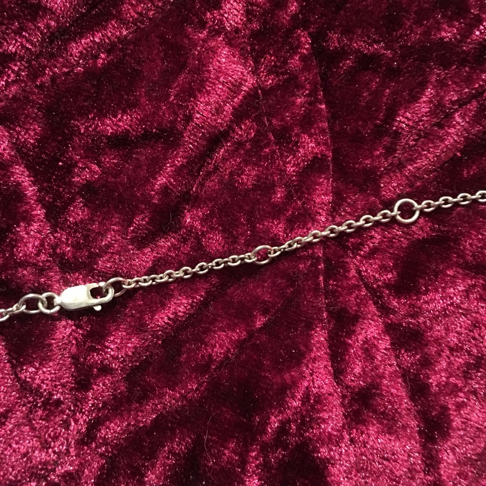 Sterling Silver Celtic Dangle Amethyst Necklace - image 3